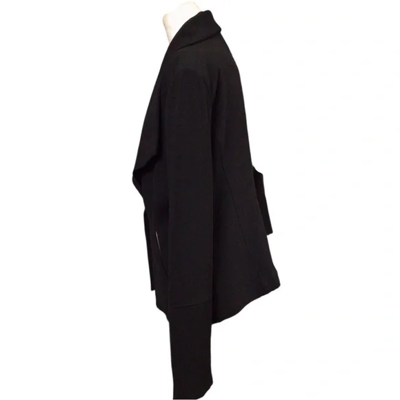Anthropology Greylin Black Blazer with Waterfall Collar EUC size Medium - Picture 5 of 7